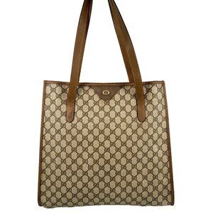 Gucci GG Supreme Coated Canvas Vintage Large Tote Bag